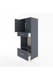 Hyperion Dolap 2 Raflı 2 Çekmeceli 2 Kapaklı 60x44x163 - S53M017V5B