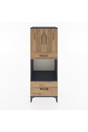 Hyperion Dolap 2 Raflı 2 Çekmeceli 2 Kapaklı 60x44x163 - S53M017V6B