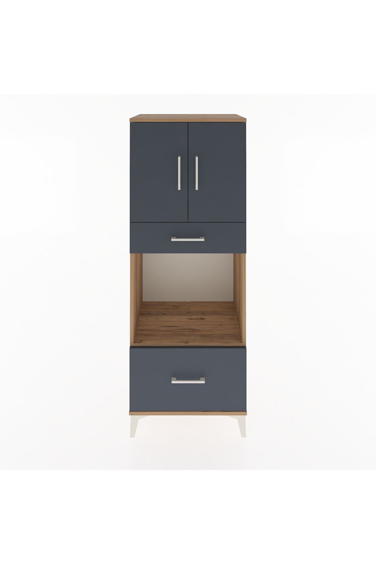 Hyperion Dolap 2 Raflı 2 Çekmeceli 2 Kapaklı 60x44x163 - S53M017V8B