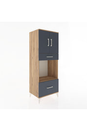 Hyperion Dolap 2 Raflı 2 Çekmeceli 2 Kapaklı 60x44x163 - S53M017V8B