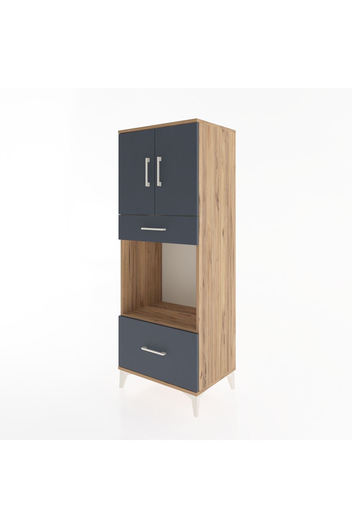 Hyperion Dolap 2 Raflı 2 Çekmeceli 2 Kapaklı 60x44x163 - S53M017V8B