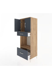 Hyperion Dolap 2 Raflı 2 Çekmeceli 2 Kapaklı 60x44x163 - S53M017V8B