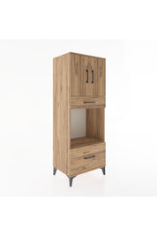 Hyperion Dolap 2 Raflı 2 Çekmeceli 2 Kapaklı 60x44x163 - S53M017V9B