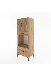 Hyperion Dolap 2 Raflı 2 Çekmeceli 2 Kapaklı 60x44x163 - S53M017V9B
