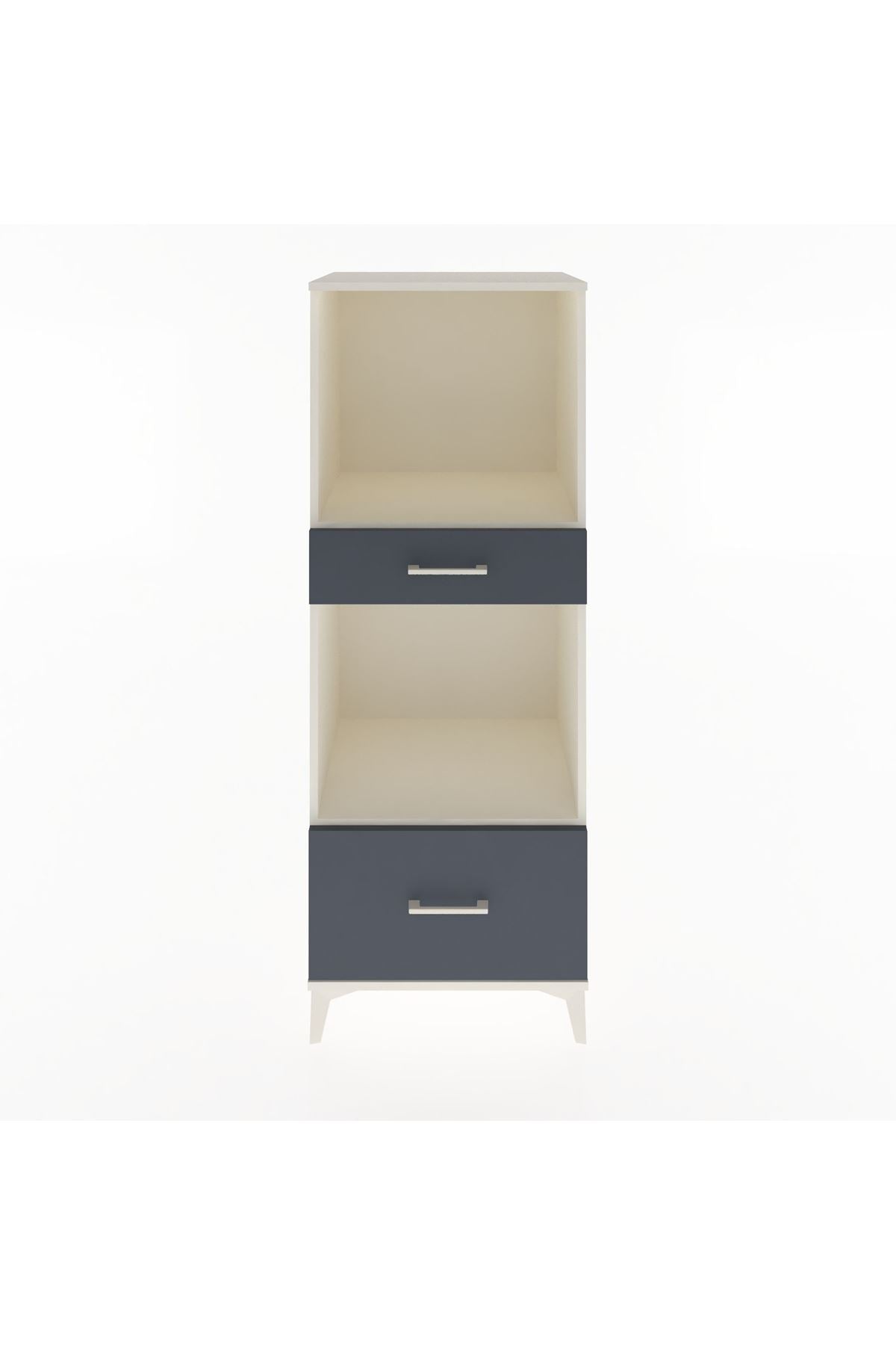 Hyperion Dolap 2 Raflı 2 Çekmeceli 60x44x163 - S53M018V2B