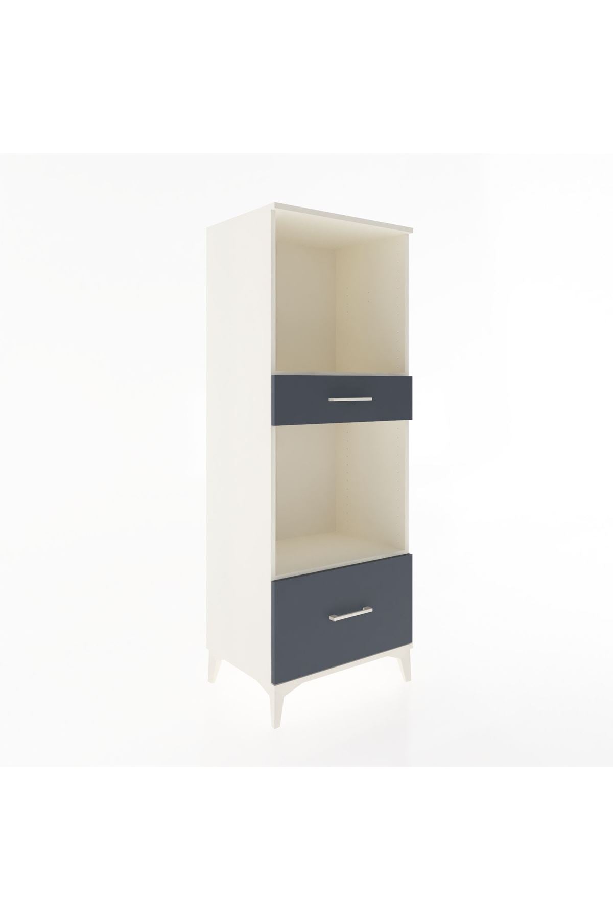 Hyperion Dolap 2 Raflı 2 Çekmeceli 60x44x163 - S53M018V2B