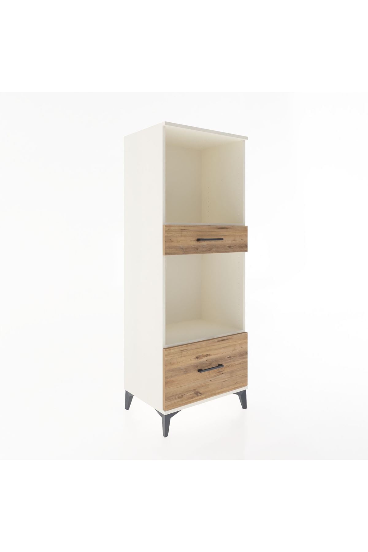 Hyperion Dolap 2 Raflı 2 Çekmeceli 60x44x163 - S53M018V3B