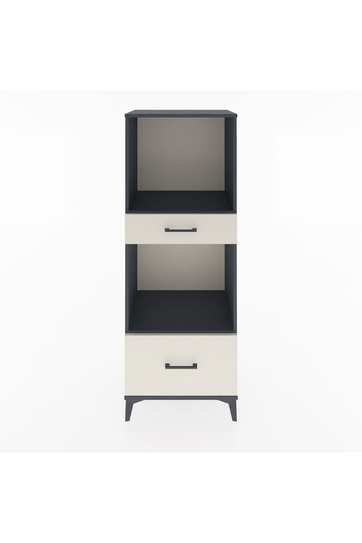 Hyperion Dolap 2 Raflı 2 Çekmeceli 60x44x163 - S53M018V4B