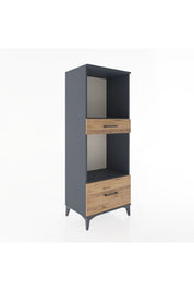 Hyperion Dolap 2 Raflı 2 Çekmeceli 60x44x163 - S53M018V6B