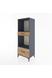 Hyperion Dolap 2 Raflı 2 Çekmeceli 60x44x163 - S53M018V6B