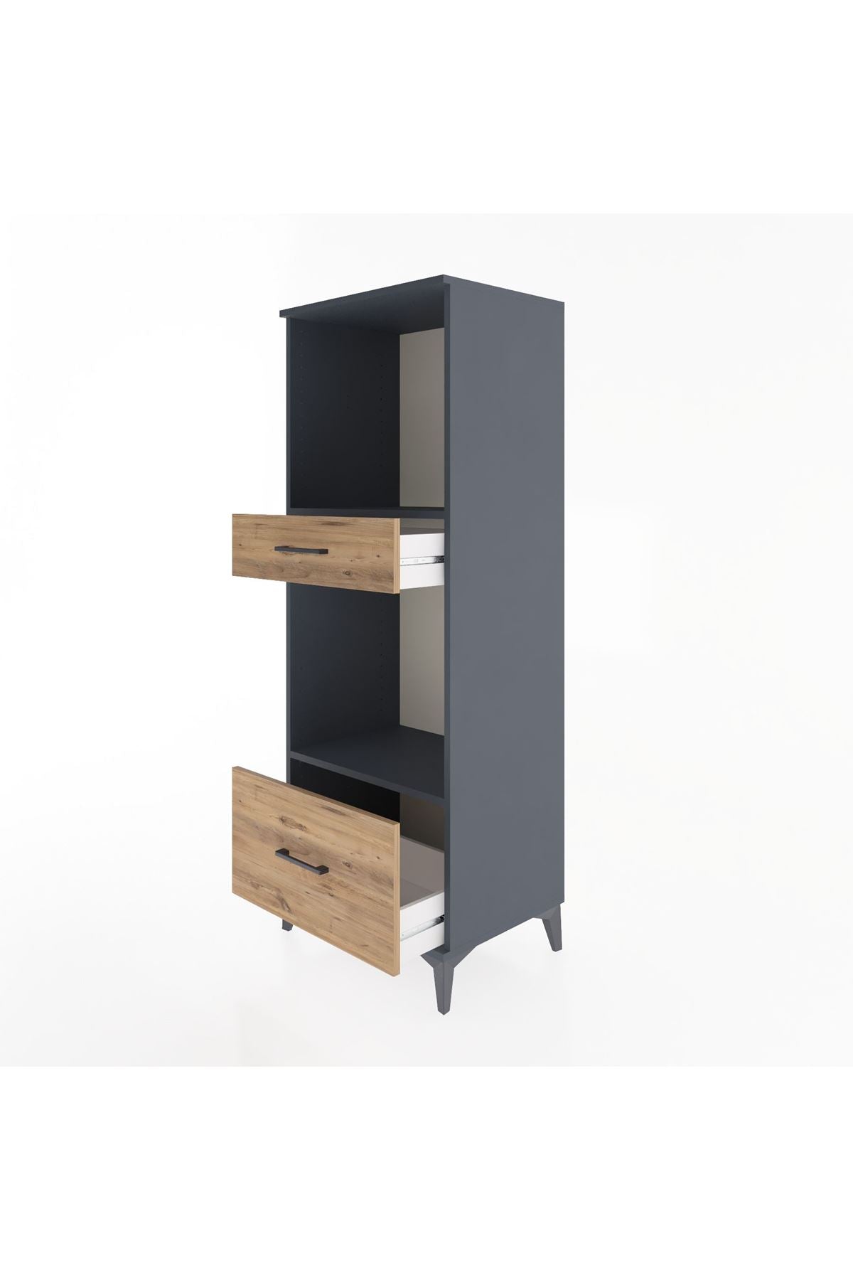 Hyperion Dolap 2 Raflı 2 Çekmeceli 60x44x163 - S53M018V6B
