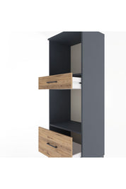Hyperion Dolap 2 Raflı 2 Çekmeceli 60x44x163 - S53M018V6B