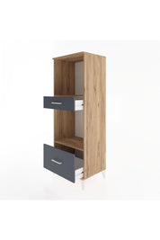 Hyperion Dolap 2 Raflı 2 Çekmeceli 60x44x163 - S53M018V8B