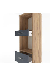 Hyperion Dolap 2 Raflı 2 Çekmeceli 60x44x163 - S53M018V8B