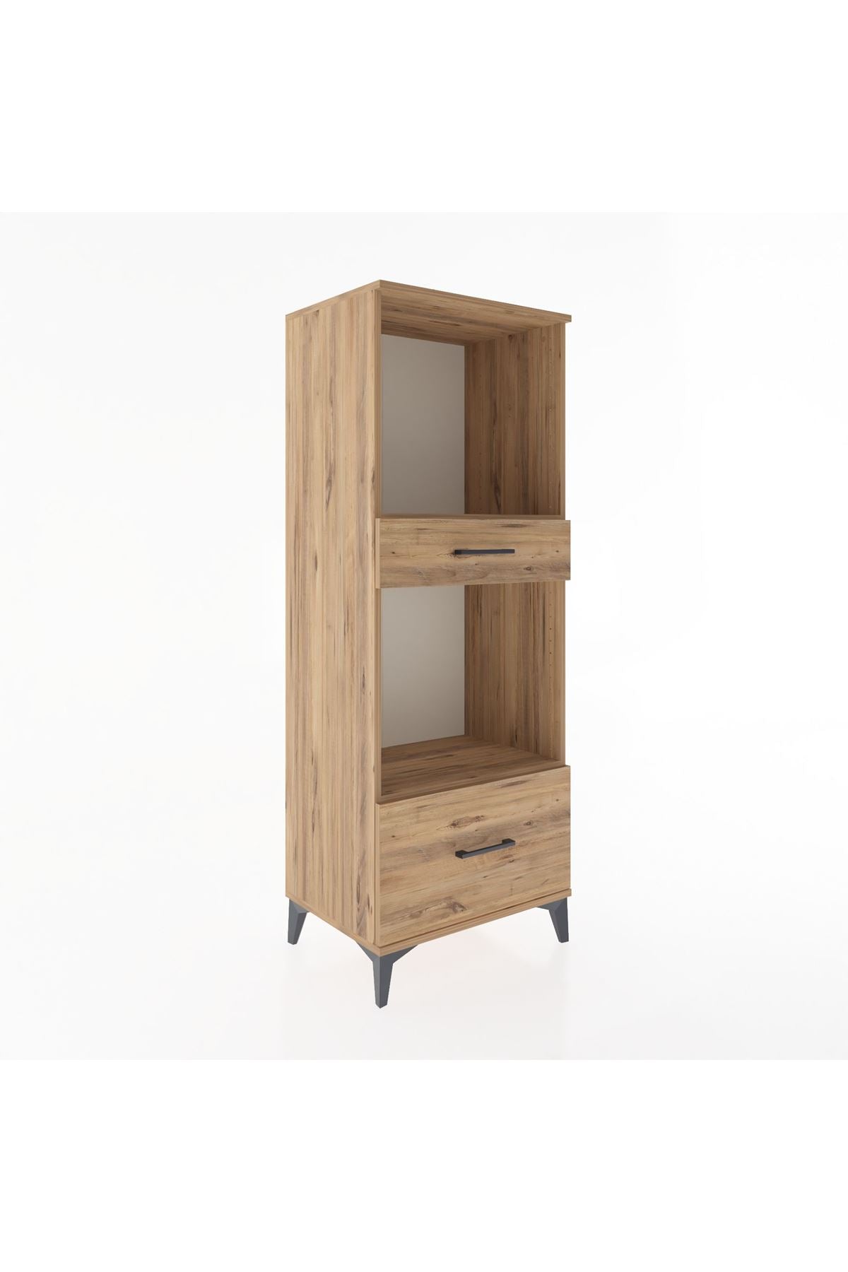 Hyperion Dolap 2 Raflı 2 Çekmeceli 60x44x163 - S53M018V9B