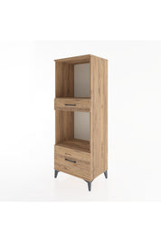 Hyperion Dolap 2 Raflı 2 Çekmeceli 60x44x163 - S53M018V9B
