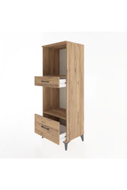 Hyperion Dolap 2 Raflı 2 Çekmeceli 60x44x163 - S53M018V9B