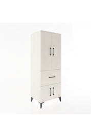 Hyperion Dolap 3 Raflı Tek Çekmeceli 4 Kapaklı 60x44x163 - S53M019V1B