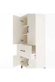 Hyperion Dolap 3 Raflı Tek Çekmeceli 4 Kapaklı 60x44x163 - S53M019V1B