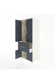 Hyperion Dolap 3 Raflı Tek Çekmeceli 4 Kapaklı 60x44x163 - S53M019V2B
