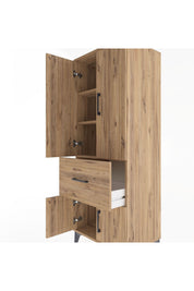 Hyperion Dolap 3 Raflı Tek Çekmeceli 4 Kapaklı 60x44x163 - S53M019V9B