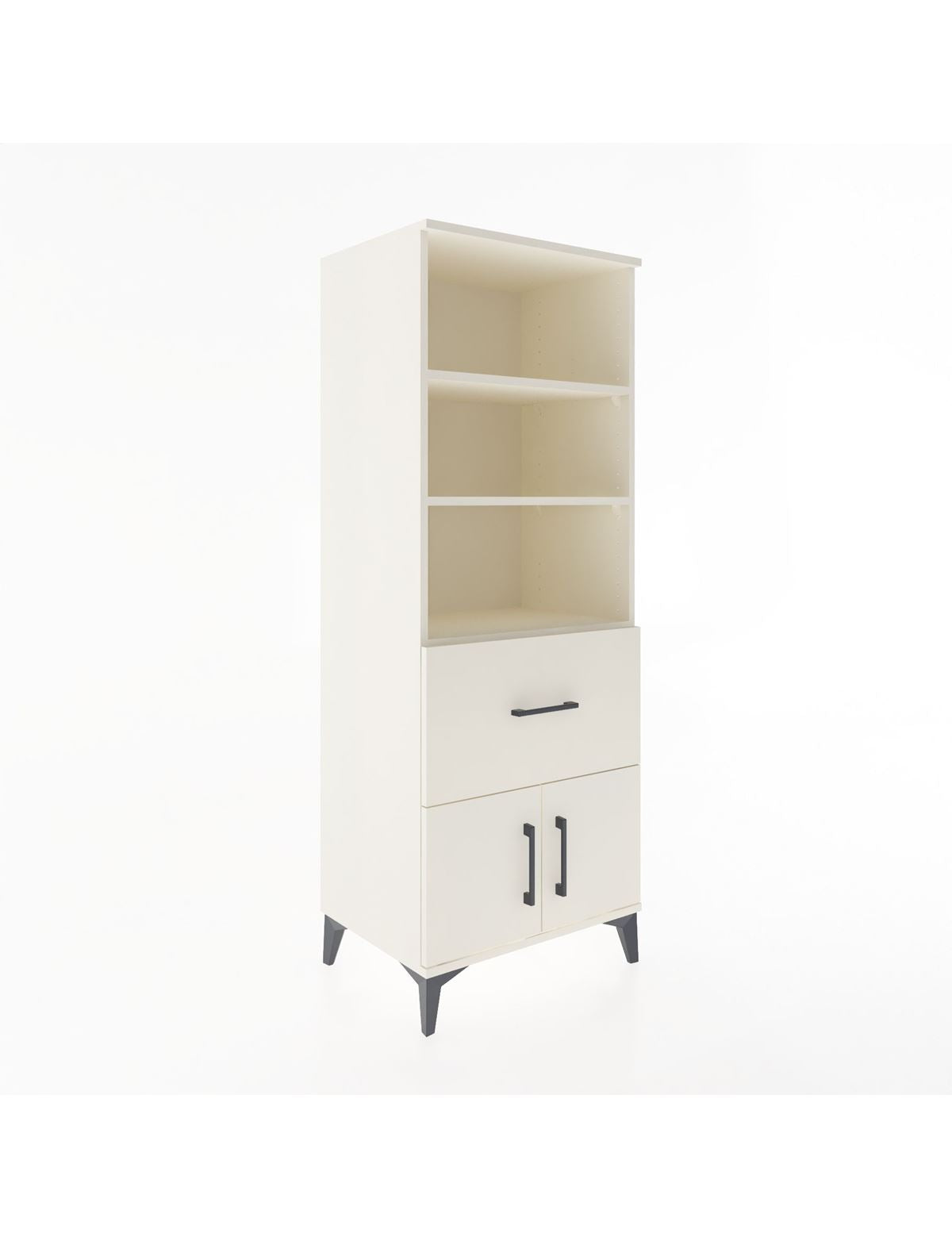 Hyperion Dolap 3 Raflı Tek Çekmeceli 2 Kapaklı 60x44x163 - S53M020V1B