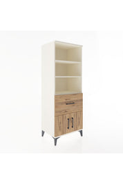 Hyperion Dolap 3 Raflı Tek Çekmeceli 2 Kapaklı 60x44x163 - S53M020V3B