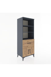 Hyperion Dolap 3 Raflı Tek Çekmeceli 2 Kapaklı 60x44x163 - S53M020V6B
