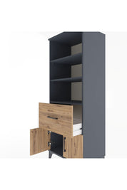 Hyperion Dolap 3 Raflı Tek Çekmeceli 2 Kapaklı 60x44x163 - S53M020V6B