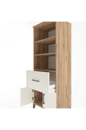 Hyperion Dolap 3 Raflı Tek Çekmeceli 2 Kapaklı 60x44x163 - S53M020V7B