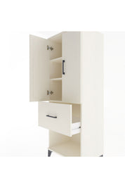 Hyperion Dolap 3 Raflı Tek Çekmeceli 2 Kapaklı 60x44x163 - S53M021V1B