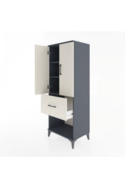 Hyperion Dolap 3 Raflı Tek Çekmeceli 2 Kapaklı 60x44x163 - S53M021V4B