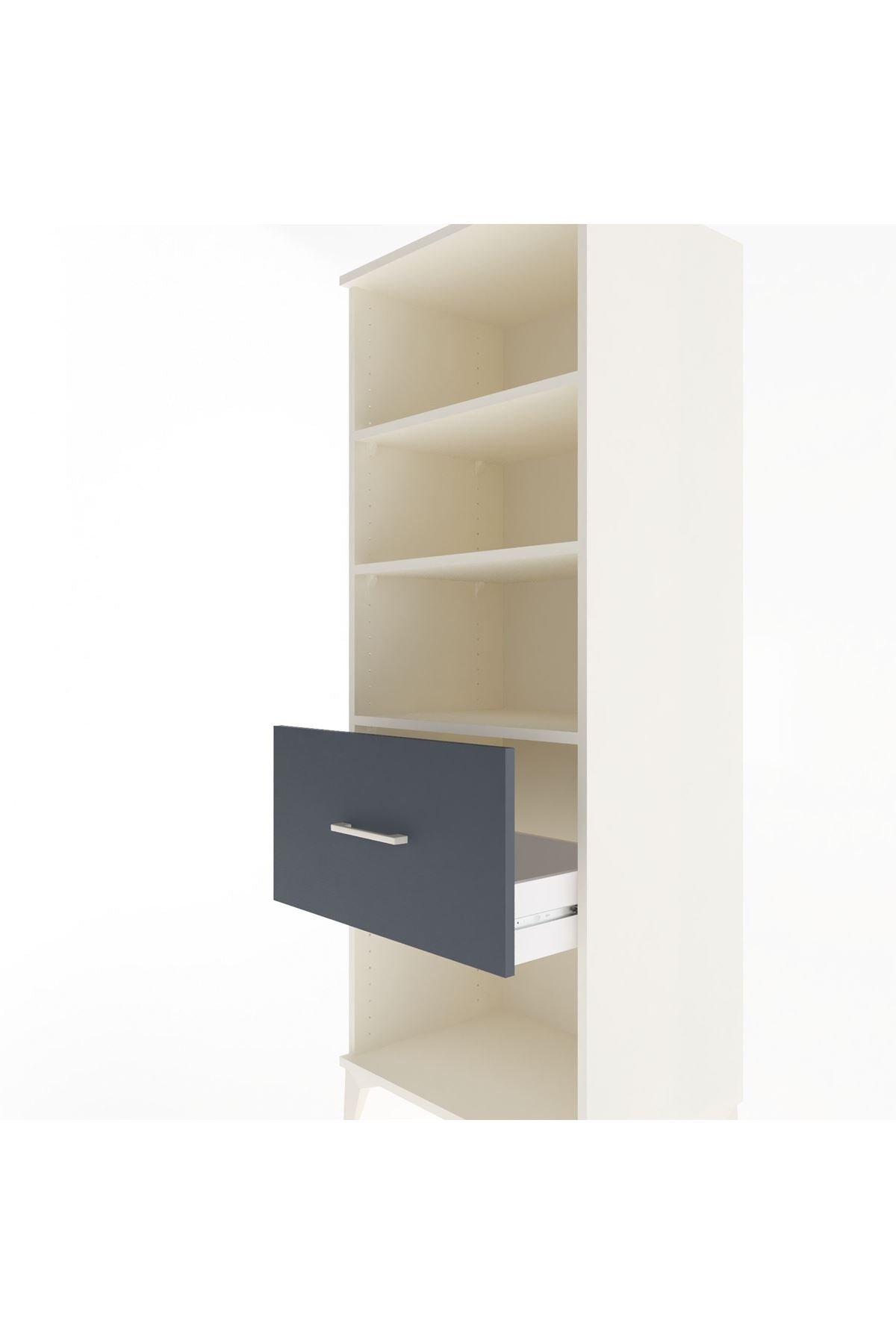 Hyperion Dolap 3 Raflı Tek Çekmeceli 60x44x163 - S53M022V2B