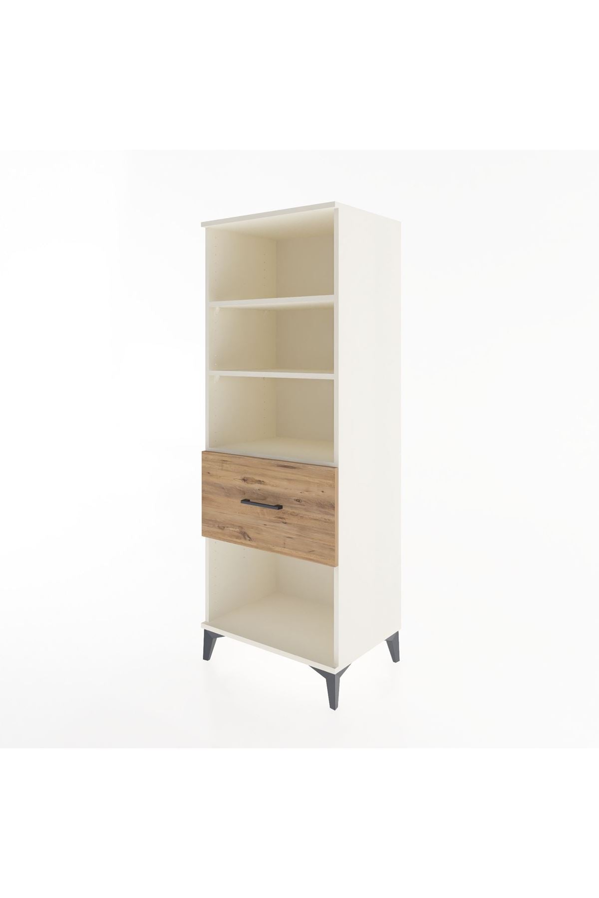 Hyperion Dolap 3 Raflı Tek Çekmeceli 60x44x163 - S53M022V3B