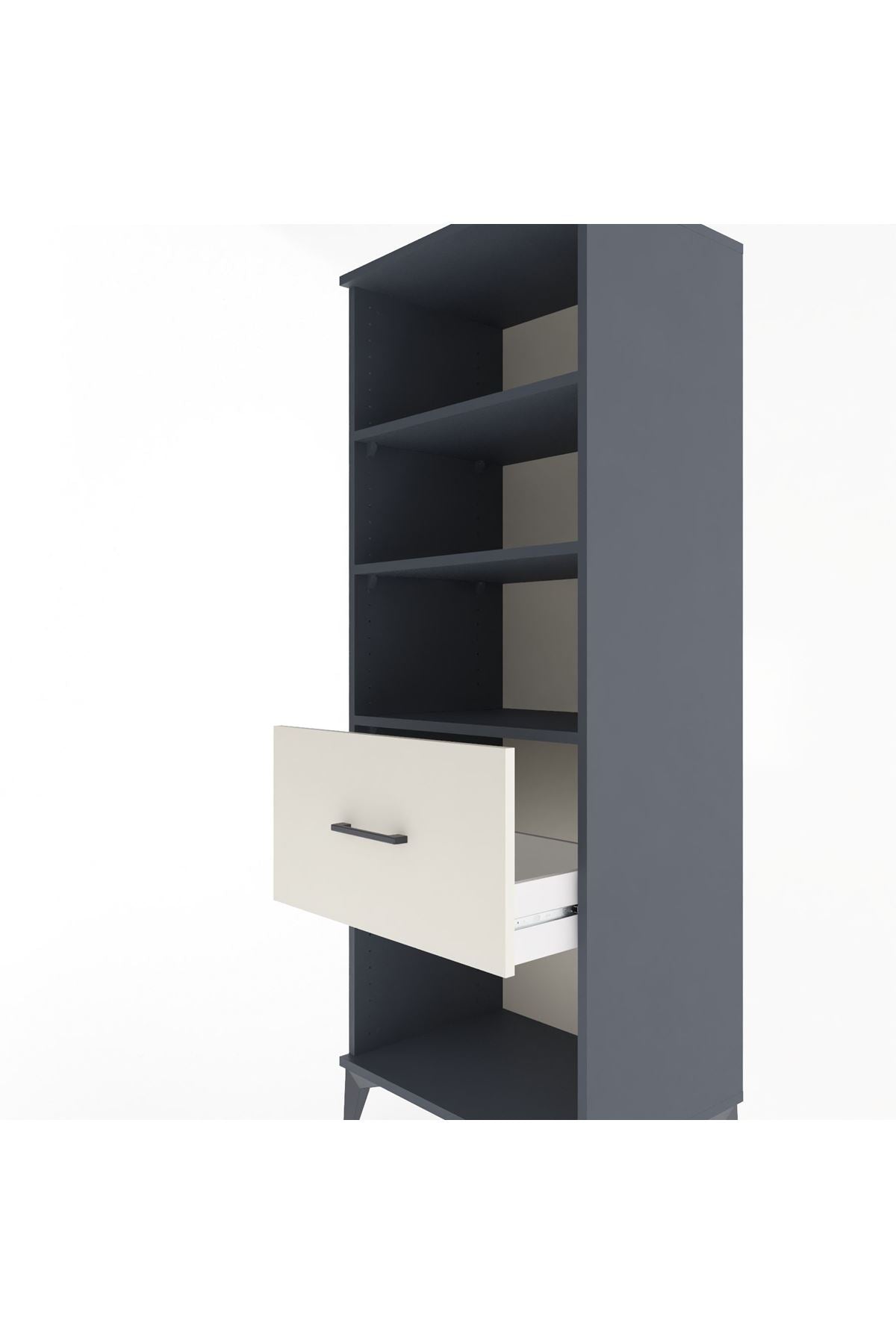 Hyperion Dolap 3 Raflı Tek Çekmeceli 60x44x163 - S53M022V4B