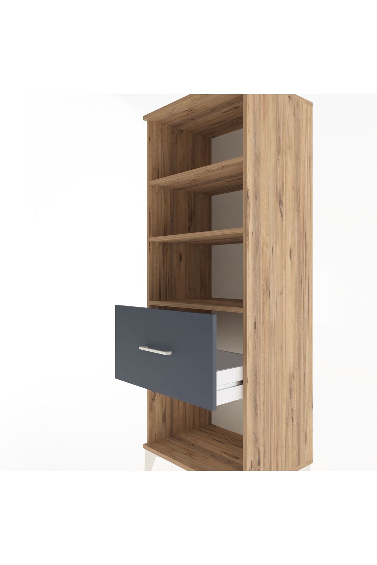 Hyperion Dolap 3 Raflı Tek Çekmeceli 60x44x163 - S53M022V8B