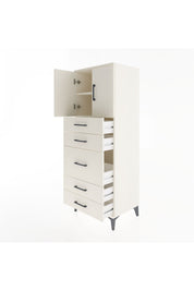 Hyperion Dolap 2 Raflı 5 Çekmeceli 2 Kapaklı 60x44x163 - S53M023V1B