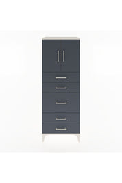 Hyperion Dolap 2 Raflı 5 Çekmeceli 2 Kapaklı 60x44x163 - S53M023V2B