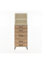 Hyperion Dolap 2 Raflı 5 Çekmeceli 60x44x163 - S53M024V3B