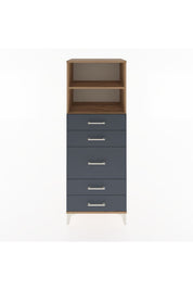 Hyperion Dolap 2 Raflı 5 Çekmeceli 60x44x163 - S53M024V8B