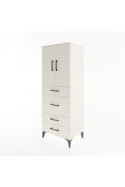 Hyperion Dolap 3 Raflı 4 Çekmeceli 2 Kapaklı 60x44x163 - S53M025V1B