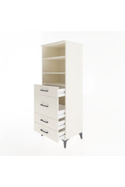 Hyperion Dolap 3 Raflı 4 Çekmeceli 60x44x163 - S53M026V1B