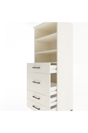 Hyperion Dolap 3 Raflı 4 Çekmeceli 60x44x163 - S53M026V1B