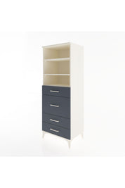 Hyperion Dolap 3 Raflı 4 Çekmeceli 60x44x163 - S53M026V2B