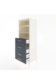 Hyperion Dolap 3 Raflı 4 Çekmeceli 60x44x163 - S53M026V2B