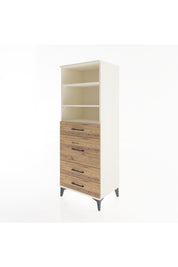 Hyperion Dolap 3 Raflı 4 Çekmeceli 60x44x163 - S53M026V3B