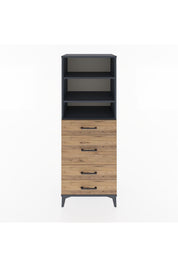 Hyperion Dolap 3 Raflı 4 Çekmeceli 60x44x163 - S53M026V6B