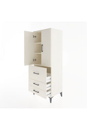 Hyperion Dolap 3 Raflı 3 Çekmeceli 2 Kapaklı 60x44x163 - S53M027V1B