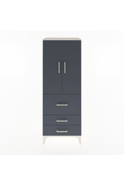 Hyperion Dolap 3 Raflı 3 Çekmeceli 2 Kapaklı 60x44x163 - S53M027V2B