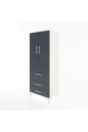 Hyperion Dolap 3 Raflı 3 Çekmeceli 2 Kapaklı 60x44x163 - S53M027V2B
